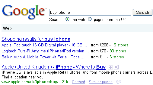 Buy iphone search results